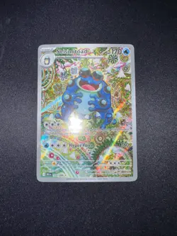 Seismitoad 105/086 Pokemon Black Bolt Illustration Rare Nm/M - Image 1