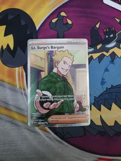 Lt. Surge's Bargain 170/132 Pokemon TCG Mega Evolution - Image 1