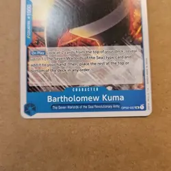 One Piece Bartholomew Kuma (OP02-057/258) OP02 Paramount War NM TCG CCG - Image 3