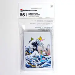 Great Wave Pikachu & Friends Card Sleeves Pokemon Center Exclusive Sealed New - Image 1