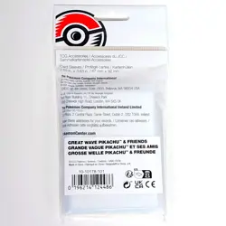Great Wave Pikachu & Friends Card Sleeves Pokemon Center Exclusive Sealed New - Image 2