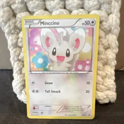 Pokemon TCG Minccino Black & White BW13 Holo Promo Basic Card HP 50 - Image 1