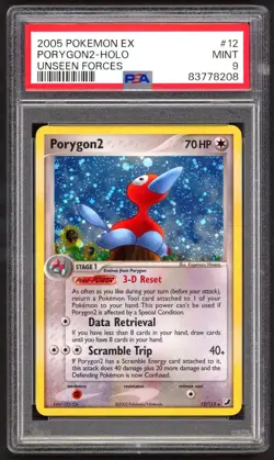 Pokemon Cards - PSA 9 Porygon2 12/115 - Ex Unseen Forces Holo - MINT - PSA9 - Image 1