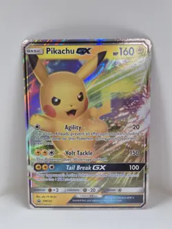 Pikachu GX SM232 Sun & Moon Black Star Promo Holo Rare Pokemon Card TCG NM - Image 1