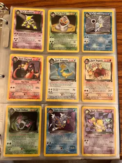 Pokemon Team Rocket cards complete set 83/82 includes Dark Raichu - Image 1