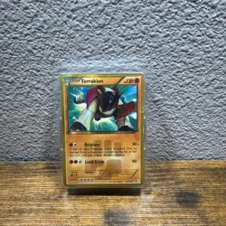 Terrakion Secret Rare Holo Card 151/149 2012 Boundries Crossed Pokemon TCG Card - Image 1