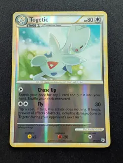 M/NM Pokemon Togetic Reverse Holo Card 39/90 Undaunted - Image 1