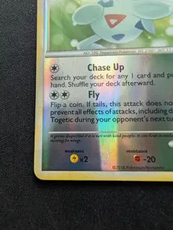 M/NM Pokemon Togetic Reverse Holo Card 39/90 Undaunted - Image 4