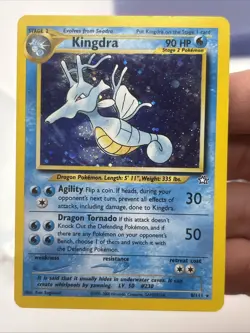 Kingdra 8/111 Neo Genesis Holo Rare Pokemon Card Light Play Condition - Image 1