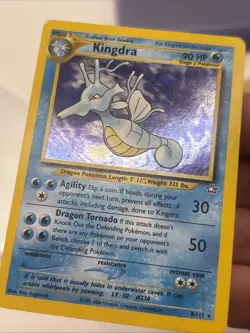 Kingdra 8/111 Neo Genesis Holo Rare Pokemon Card Light Play Condition - Image 2