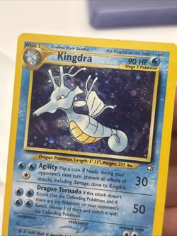 Kingdra 8/111 Neo Genesis Holo Rare Pokemon Card Light Play Condition - Image 3