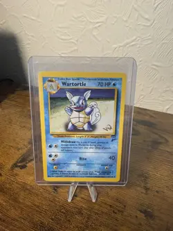 63/130 Wartortle Pokemon TCG Base Set 2 Wizards Stamp Trading Card Promo - Image 1