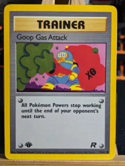 Goop Gas Attack 1st Edition 78/82 LP Pokemon Card - Image 1