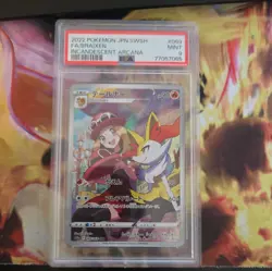 PSA 9 FA / Braixen Full Art Incandescent Arcana Graded 2022 Pokemon Card 069 - Image 2