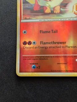 M/NM Pokemon Flareon Reverse Holo Card 26/90 Undaunted - Image 4