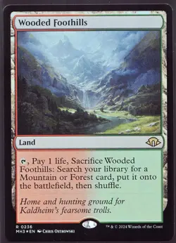 Wooded Foothills - 236 Foil MTG MH3 - Image 1