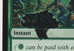 Mutagenic Growth HP 2015 MTG Magic Factory Error Misprint Additional Ink Splotch - Image 2