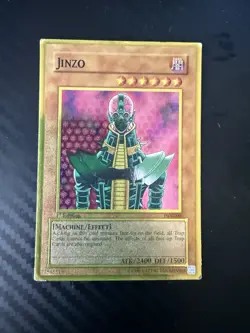 Jinzo PSV-000 Ultra Rare Dark Beginnings 1 Yu-Gi-Oh Card - Image 1