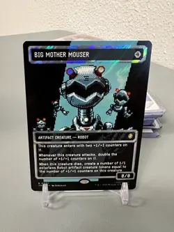 Big Mother Mouser (Borderless) (Surge Foil) Commander:Teenage Mutant Ninja Turtl - Image 1