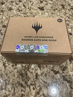 🌟 Raining Cats and Dogs SEALED Secret Lair Commander Deck MTG 🌟 - Image 1