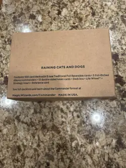 🌟 Raining Cats and Dogs SEALED Secret Lair Commander Deck MTG 🌟 - Image 3