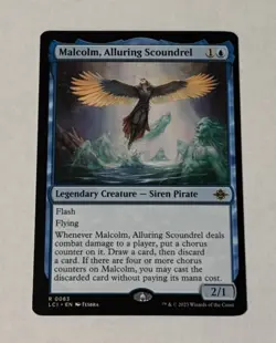 MTG Malcolm, Alluring Scoundrel - The Lost Caverns Of Ixalan LP - Image 1