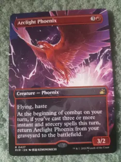 Arclight Phoenix (Anime Borderless) Ravnica Remastered NM MTG - Image 1