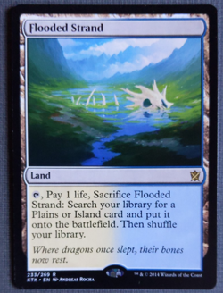 Flooded Strand – Khans of Tarkir Fetch Land MTG KTK Non-Foil NM | Commander - Image 1