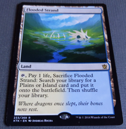 Flooded Strand – Khans of Tarkir Fetch Land MTG KTK Non-Foil NM | Commander - Image 2