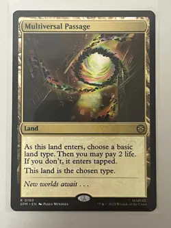 Magic: The Gathering Multiversal Passage 180 Marvel's Spider-Man Land Rare - Image 1