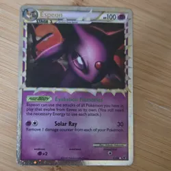 Pokemon TCG Espeon Prime Undaunted Ultra Rare 81/90 Stage 1 Holo 100HP English - Image 1