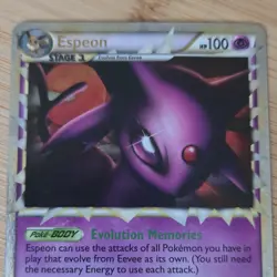 Pokemon TCG Espeon Prime Undaunted Ultra Rare 81/90 Stage 1 Holo 100HP English - Image 2