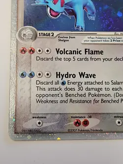Pokemon Salamence ex 160 HP EX Power Keepers 96/108 Holo Ultra Rare 2007 w SWIRL - Image 5