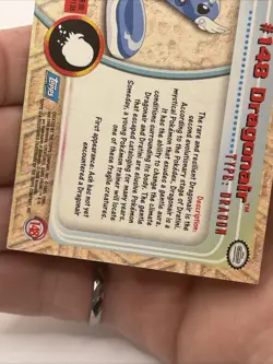 2000 Topps Pokemon TV Animation Series 3 Non Holo 148 Dragonair Blue Label NMT - Image 5