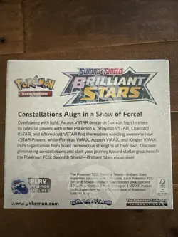 Pokemon TCG Sword & Shield Brilliant Stars Booster Box - Factory Sealed - Image 3