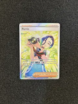 Pokemon Perrin Trainer Full Art Special Illustration Rare Holo 220/167 🤩 - Image 1