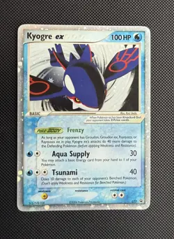 Pokemon TCG Kyogre-EX Black Star Promos 037 Holo 2006 Nintendo - Image 1