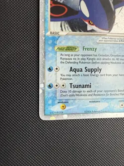 Pokemon TCG Kyogre-EX Black Star Promos 037 Holo 2006 Nintendo - Image 5