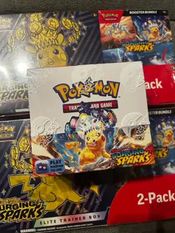 Pokemon TCG Surging Sparks Sealed Lot – Booster Box / 2 ETB and 2 BB - Image 2