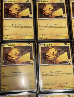 Pokemon Pikachu Promo Card Lot 9 Cards 2026 Pokemon Day English - Image 1