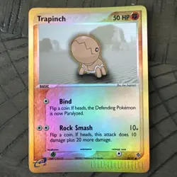 Pokemon Card - Trapinch Dragon 79/97 Common Reverse Holo - Image 1