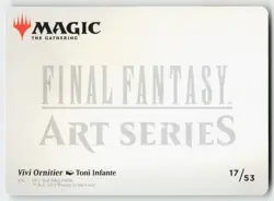 Vivi Ornitier Art Card (Gold-Stamped Signature) 17: FINAL FANTASY MTG NM - Image 2