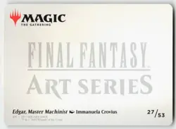 Edgar, Master Machinist Art Card (Gold-Stamped Signature) 27 Art Series: MTG NM - Image 2