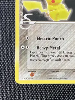 Pikachu 13/17 - Pop Series 5 Non Holo Pokemon Card MP/LP - Image 5