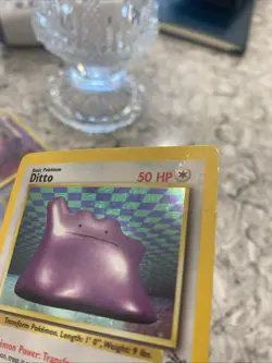 Pokemon TCG Ditto Fossil 3/62 1st Edition Holo Rare Card Hp - Image 2