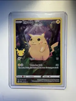 Pokemon TCG Celebrations Pikachu Full Art Ultra Rare Card 005/025 - Image 3