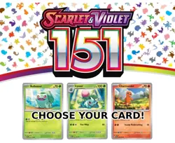 Pokemon Scarlet & Violet 151: Choose Your Card! Commons/Uncommons Complete Set - Image 1