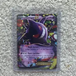 Lightly Played Pokemon TCG Gengar EX 34/119 2014 Holo Ultra Rare Card - Image 1