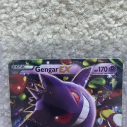 Lightly Played Pokemon TCG Gengar EX 34/119 2014 Holo Ultra Rare Card - Image 3