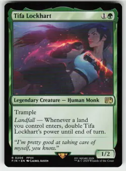 Tifa Lockhart 206 Rare Regular FINAL FANTASY MTG NM - Image 1